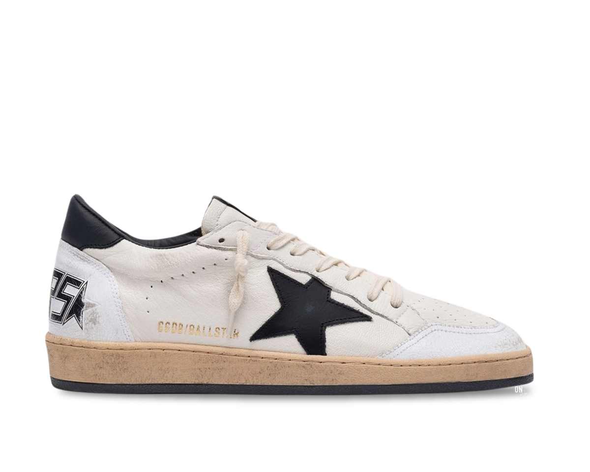 Golden Goose Ball Star White Black - OnSize