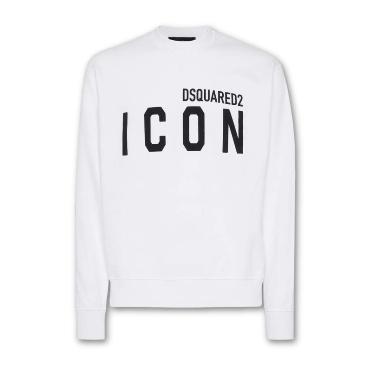 DSQUARED2 Icon Crewneck White - OnSize